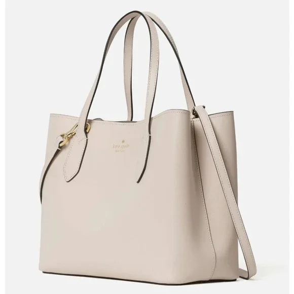 New Kate Spade Harper Satchel Grain Leather Tusk